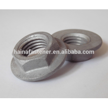 dacromet flange jam nut, thin jam nuts,dacromet jam nut